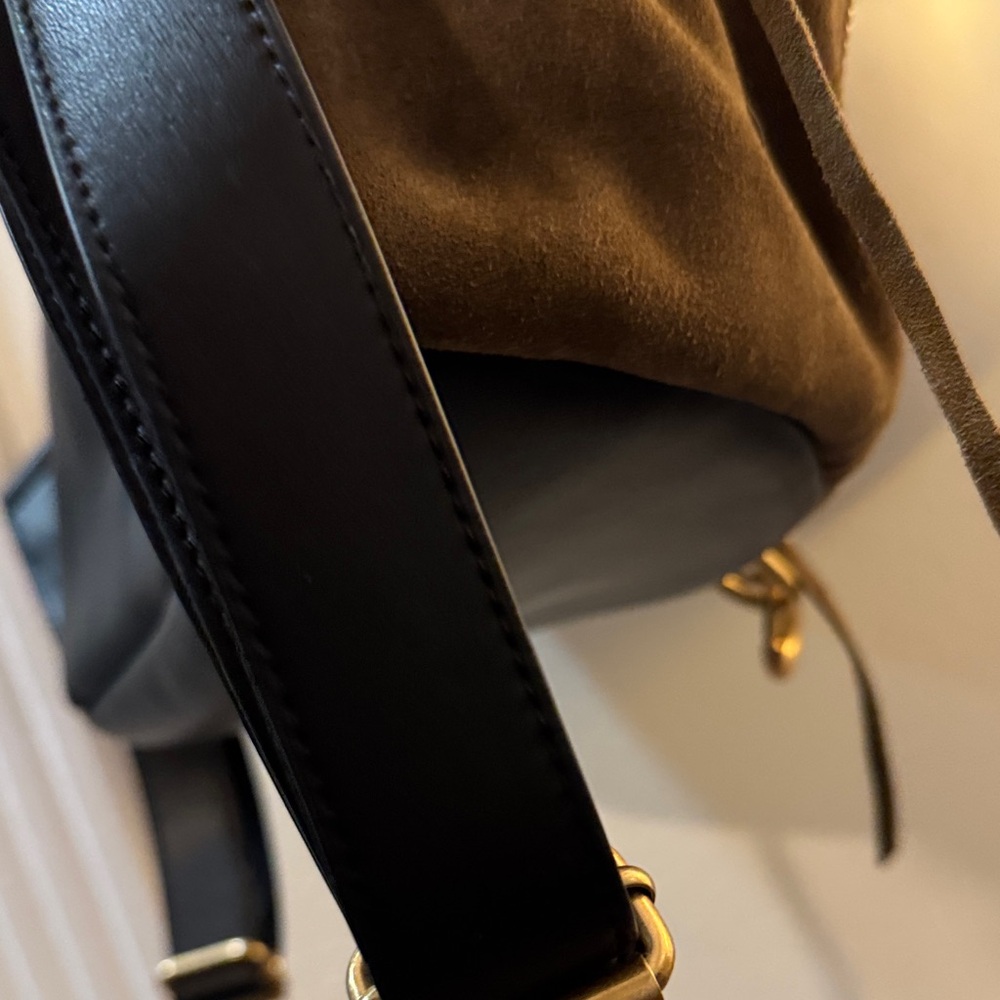 Rebecca Minkoff Tan and Black Backpack - Picture 4 of 6